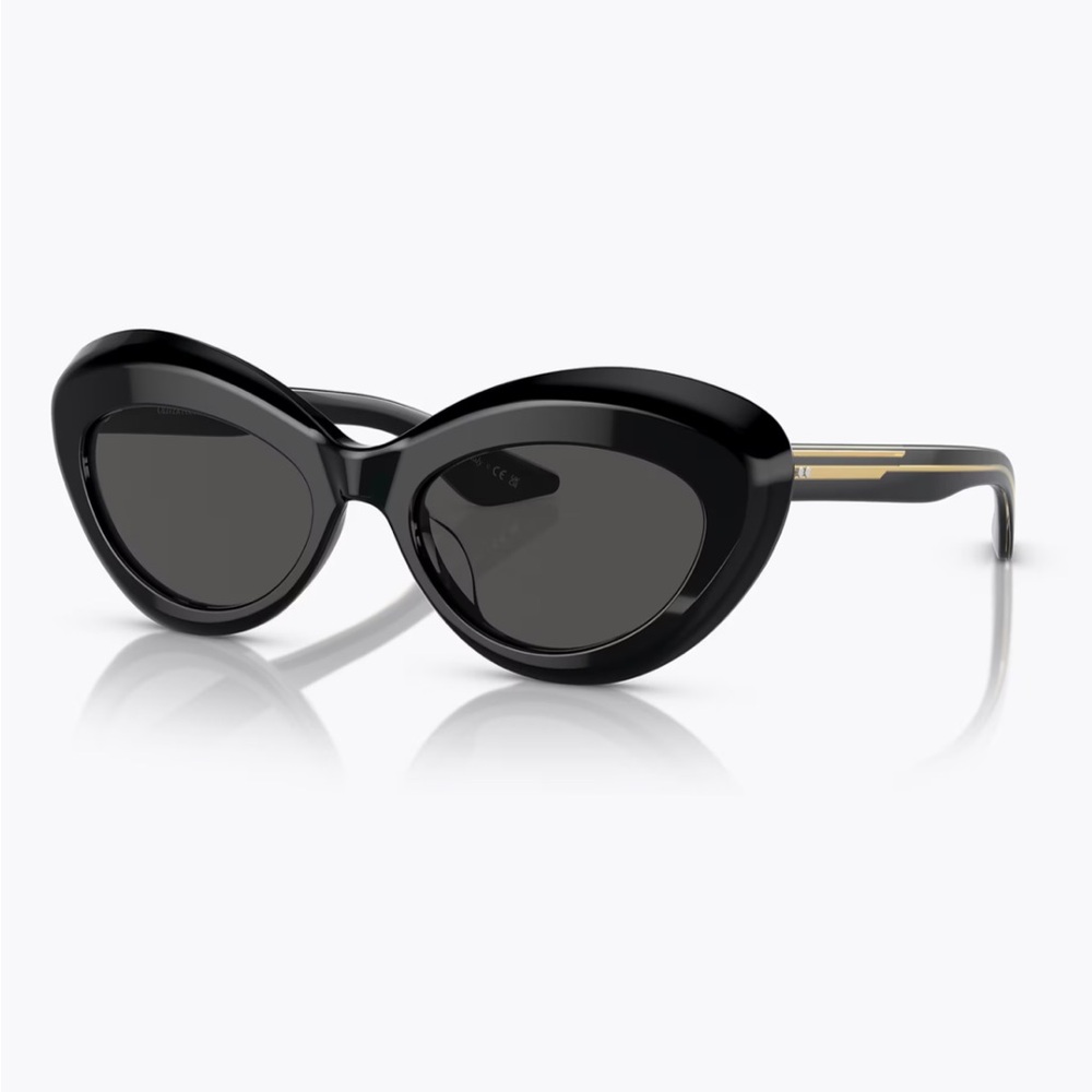 Oliver Peoples X KHAITE Black Oversized Sunglasses